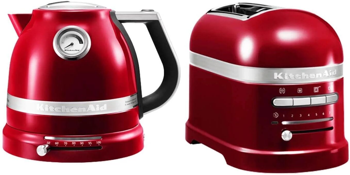 KitchenAid Artisan Kettle & 2 Slice Toaster Set - Candy Apple