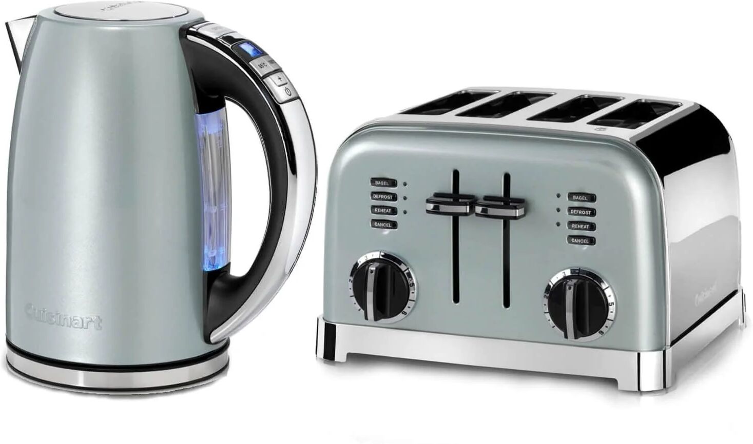 Cuisinart Style Collection Multi-Temp Jug Kettle & 4 Slice Toaster Set - Pistachio