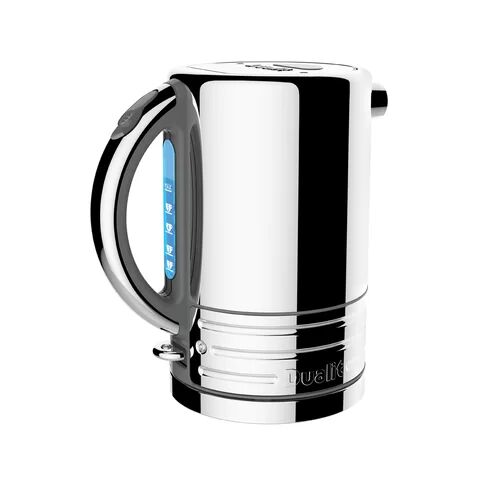 Dualit Architect 1.5L Stainless Steel Electric Kettle Dualit Colour: Polished Steel/Grey  - Size: 24cm H X 11cm W X 23cm D