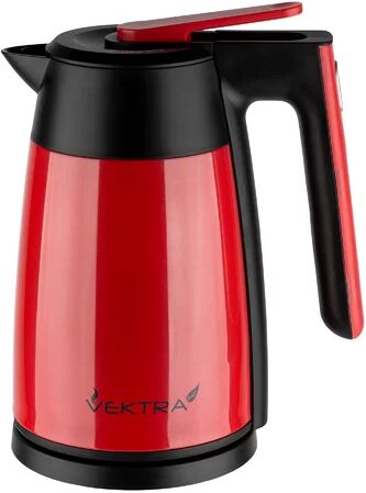 Vektra Environmentally Eco Friendly 1.7L Stainless Steel Electric Kettle Vektra Colour: Red  - Size: 29cm H X 24cm W X 22cm D