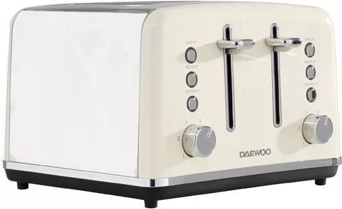 Daewoo Kensington 4 Slice Toaster Daewoo Colour: Cream 36cm H X 30cm W X 30cm D