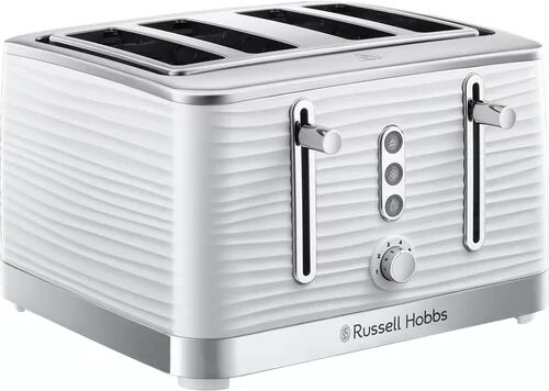 Russell Hobbs 4 Slice Toaster Russell Hobbs Colour: White  - Size: 123cm H X 70cm W X 24cm D