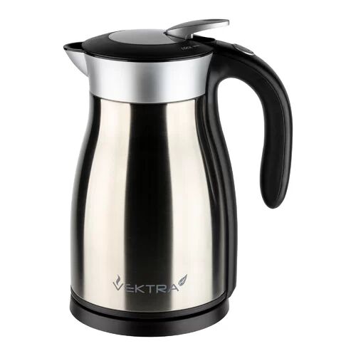 Vektra Vacuum Insulated Eco Friendly Stainless Steel Electric Kettle Vektra Colour: Stainless Steel, Capacity: 1.27 Quarts  - Size: 29cm H X 24cm W X 22cm D