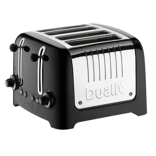 Dualit Lite 4 Slice Toaster Dualit Colour: Black  - Size: 21cm H X 29cm W X 28cm D
