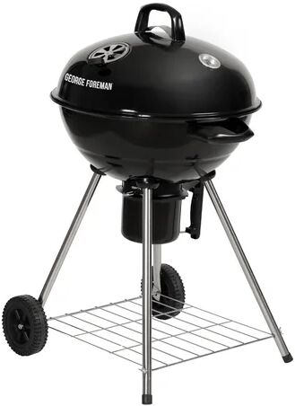 George Foreman Symple Stuff 35cm Barrel Charcoal BBQ George Foreman  - Size: 4cm H X 12cm W X 7cm D