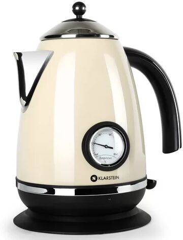 Klarstein Aquavita Chalet 1.7 L Stainless Steel Electric Kettle Klarstein Colour: Cream  - Size: Rectangle 90 x 150cm