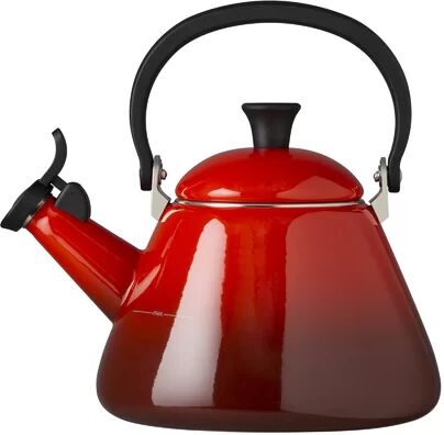 Le Creuset Kone Kettle with Fixed Whistle 1.6L Le Creuset Colour: Cerise 23cm