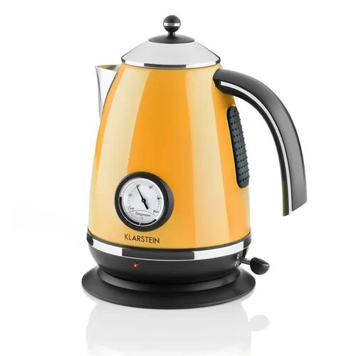 Klarstein Aquavita Chalet 1.7 L Stainless Steel Electric Kettle Klarstein Colour: Orange  - Size: 50cm H X 60cm W X 50cm D