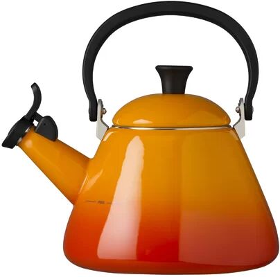 Le Creuset Kone Kettle with Fixed Whistle 1.6L Le Creuset Colour: Volcanic 26cm