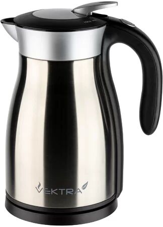 Vektra Vacuum Insulated Eco Friendly Stainless Steel Electric Kettle Vektra Colour: Stainless Steel, Capacity: 1.27 Quarts  - Size: 25cm H X 19cm W X 19cm D