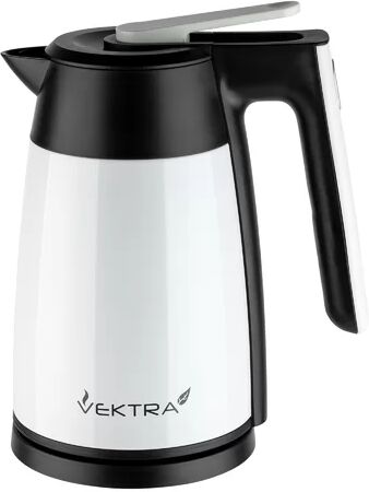 Vektra Environmentally Eco Friendly 1.7L Stainless Steel Electric Kettle Vektra Colour: White  - Size: 98cm H X 48cm W X 48cm D