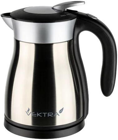 Vektra Vacuum Insulated Eco Friendly Stainless Steel Electric Kettle Vektra Colour: Stainless Steel, Capacity: 1.8 Quarts  - Size: 24cm H X 23cm W X 20cm D