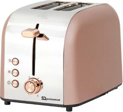 SQ Professional Epoque 2 Slice Toaster SQ Professional Colour: Pink