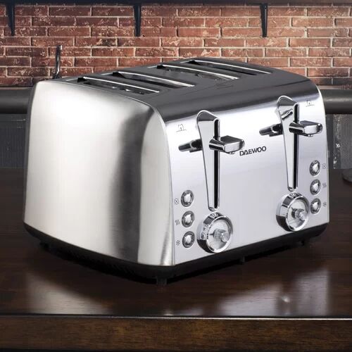 Daewoo Kingsbury Toaster Daewoo Finish: Silver