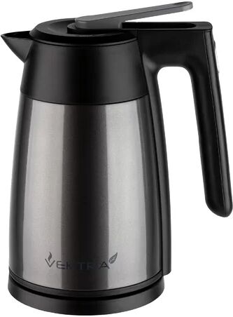 Vektra Environmentally Eco Friendly 1.7L Stainless Steel Electric Kettle Vektra Colour: Grey  - Size: 29cm H X 24cm W X 22cm D