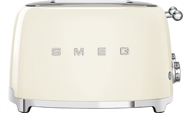 Smeg TSF03CRUK Retro 4 Slice Toaster - CREAM