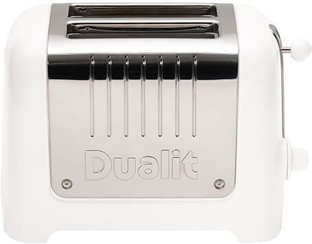 Dualit Lite 2 Slot Toaster White Gloss