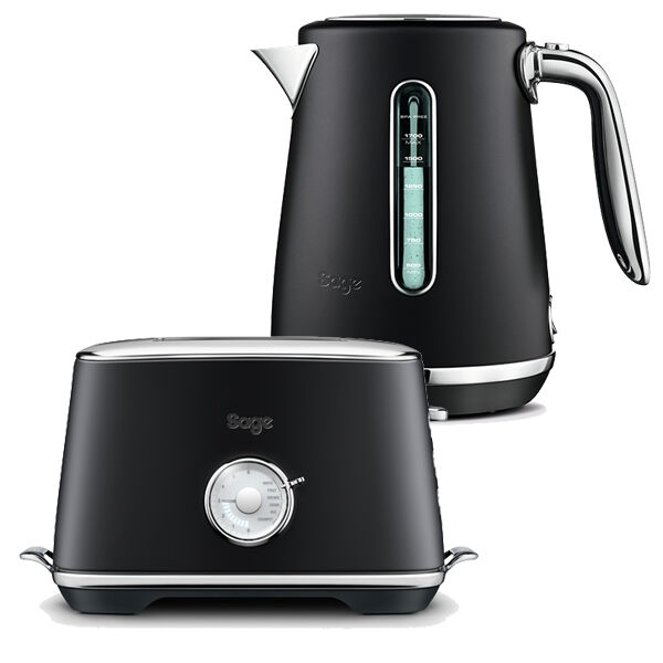 Sage Kettle & Toaster Set Select Luxe Black Truffle