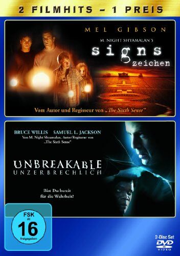 M. Night Shyamalan - Signs - Zeichen / Unbreakable - Unzerbrechlich [2 DVDs] - Preis vom 19.02.2022 06:02:10 h