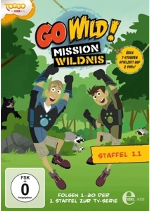 Edel Music & Entertainment CD / DVD Go Wild! - Mission Wildnis Staffel 1.1 - 2 Disc DVD