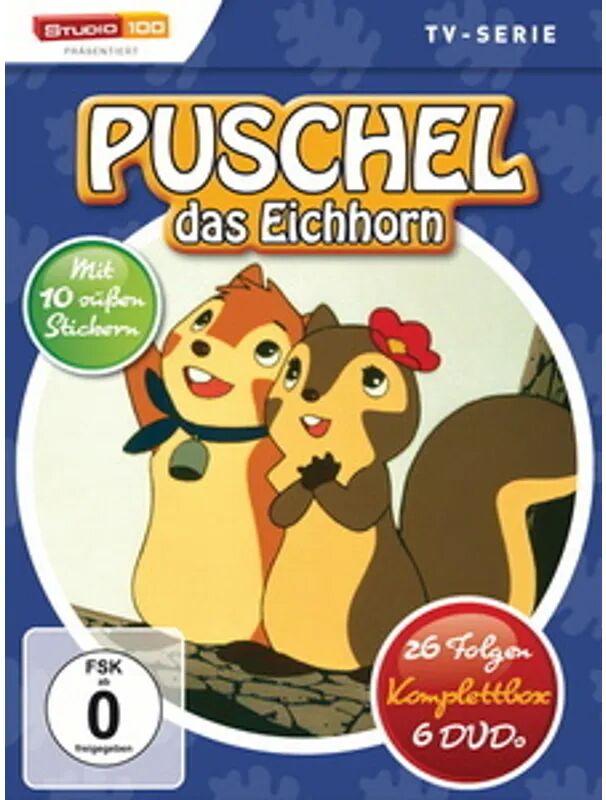 Universum Film Puschel, das Eichhorn - 26 Folgen, Komplettbox