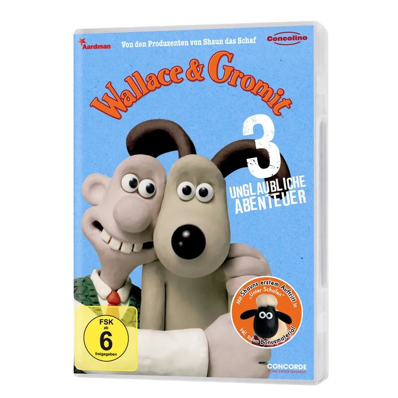 EURO-VIDEO Wallace & Gromit - 3 unglaubliche Abenteuer