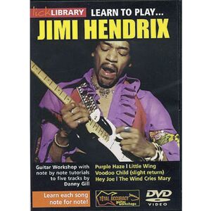 Roadrock International Lick Library: Learn To Play Jimi Hendrix DVD - DVD