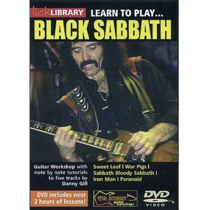 Roadrock International Lick Library: Learn To Play Black Sabbath DVD - DVD