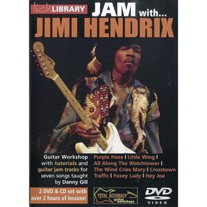 Roadrock International Lick Library: Jam With Jimi Hendrix DVD, CD - DVD