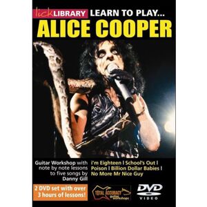 Roadrock International Lick Library: Learn To Play Alice Cooper DVD - DVD