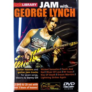 Roadrock International Lick Library: Jam With George Lynch DVD, CD - DVD