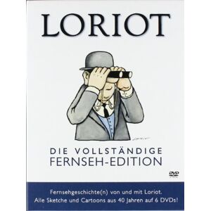 Bülow, Vicco von - GEBRAUCHT Loriot - Die vollständige Fernseh-Edition - Alle Sketche und Cartoons aus 40 Jahren [6 DVDs] - Preis vom h