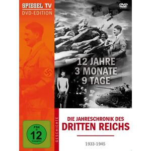 GEBRAUCHT Spiegel TV - Die Jahreschronik des Dritten Reichs: 12 Jahre, 3 Monate, 9 Tage - Preis vom 01.06.2024 05:04:23 h