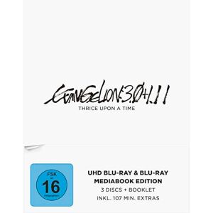 Hideaki Anno - GEBRAUCHT Evangelion: 3.0+1.11 Thrice Upon a Time [4K UHD Blu-ray] (Mediabook Special Edition) + (Blu-ray) - Preis vom 17.05.2024 04:53:12 h