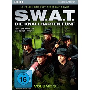 Steve Forrest - GEBRAUCHT Die knallharten Fünf, Vol. 3 (S.W.A.T.) / Weitere 11 Folgen der Kult-Serie (Pidax Serien-Klassiker) [3 DVDs] - Preis vom 15.05.2024 04:53:38 h