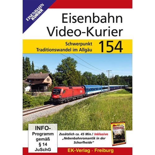 Ek-Verlag Eisenbahnkurier Eisenbahn Video-Kurier 154