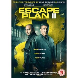 MediaTronixs Escape Plan 2 DVD (2018) Sylvester Stallone, Miller (DIR) Cert 15 Pre-Owned Region 2