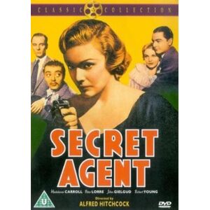 MediaTronixs The Secret Agent DVD (2003) John Gielgud, Hitchcock (DIR) Cert U Pre-Owned Region 2