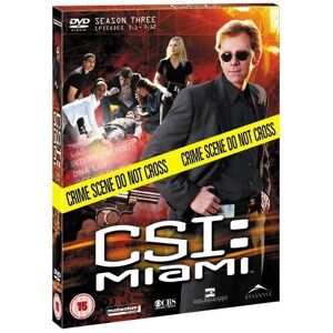 MediaTronixs CSI Miami: Season 3 - Part 1 DVD (2006) David Caruso Cert 15 3 Discs Pre-Owned Region 2