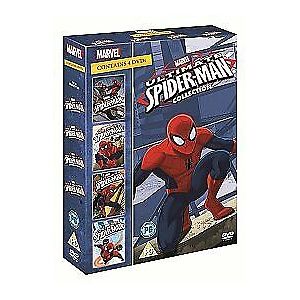 MediaTronixs Ultimate Spider-Man: Collection DVD (2013) Jeph Loeb Cert PG 4 Discs Pre-Owned Region 2