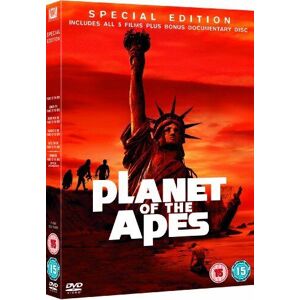 MediaTronixs Planet Of The Apes Collection DVD (2008) Charlton Heston, Post (DIR) Cert 15 6 Pre-Owned Region 2