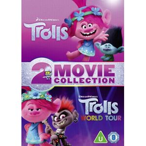 MediaTronixs Trolls/Trolls World Tour DVD (2020) Mike Mitchell Cert U 2 Discs Region 2