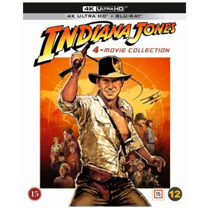 Indiana Jones: 4-Movie Collection (4K Ultra HD + Blu-ray) (9 disc)