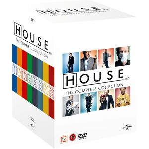 House M.D. - Complete Box Sæson 1-8 (46 disc)