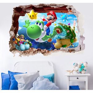 70*50cm Super Mario Bros. Wall Sticker Avtagbara Wall Stickers fo