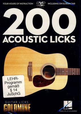 Hal Leonard 200 Acoustic Guitar Licks