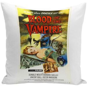 Housse De Coussin Vieille Affiche Anglaise De Film Blood Of The Vampire Rétro Poster Cinéma Vintage 40x40cm - Publicité