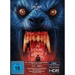 John Landis An American Werewolf In London - Ultimate Edition (4k Ultra Hd) (+ Blu-Ray 2d) (+ Bonus-Blu-Ray) (+ Cd) (Gabz Artwork)