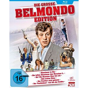 De, Broca Philippe Die Große Belmondo-Edition (U.A. Abenteuer In Rio, Monsieur L., Der Teufelskerl, Der Panther Wird Gehetzt) [Blu-Ray]