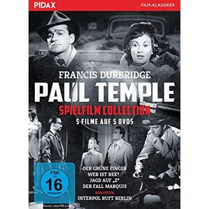 John Argyle Francis Durbridge: Paul Temple Spielfilm-Collection / Fünf Britische Kinofilme Nach Francis Durbridge Mit Umfassendem Bonusmaterial (Pidax Film-Klassiker) [5 Dvds]